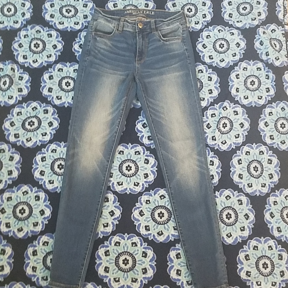American eagle super stretch x jeans like new